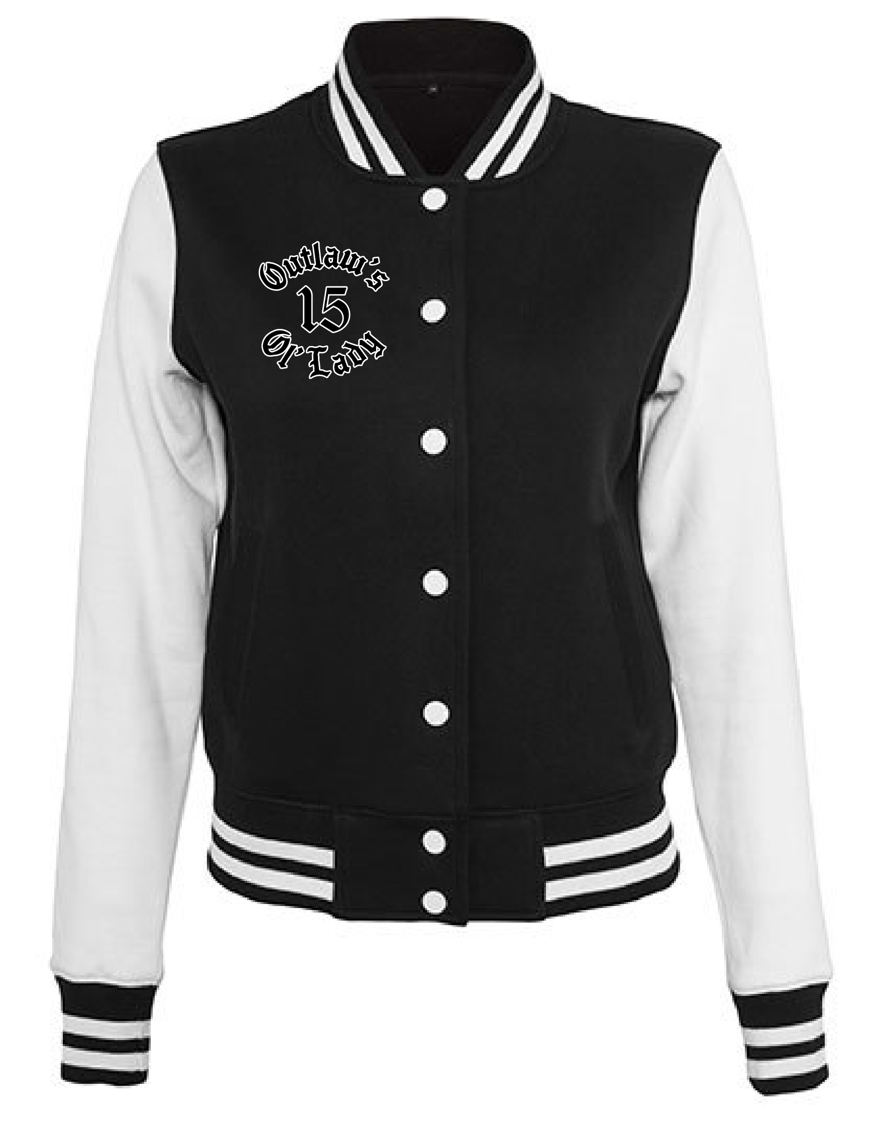 Embroided Ol' Lady college jacket - BY027 - Outlaws MC Moss