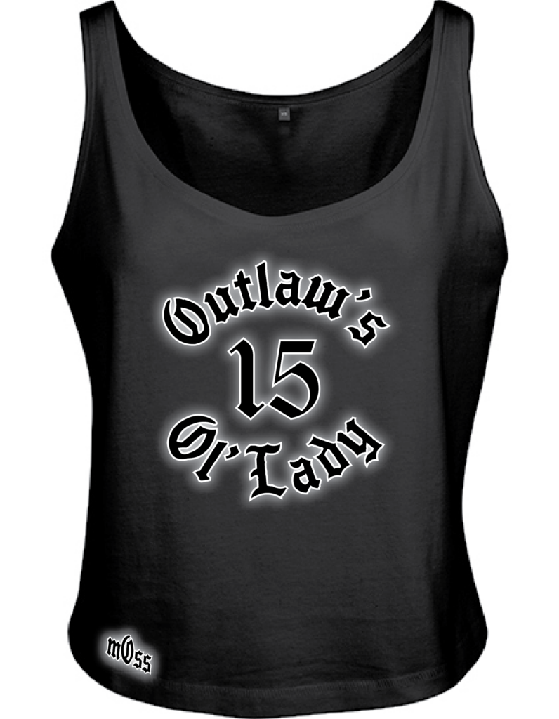 Ol` Lady Oversized Tank B - BY051 - Outlaws MC Moss